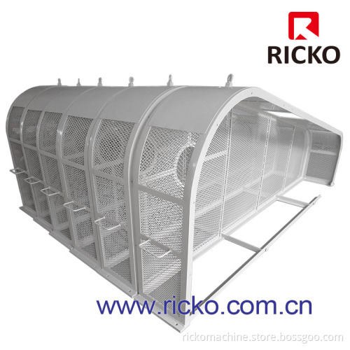 Belt Guard for Ultra Large Reciprocating Piston Compressor